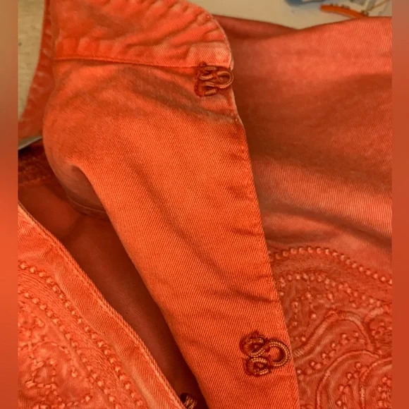 Chico’s Embellished cotton Jacket - Picture 7 of 8